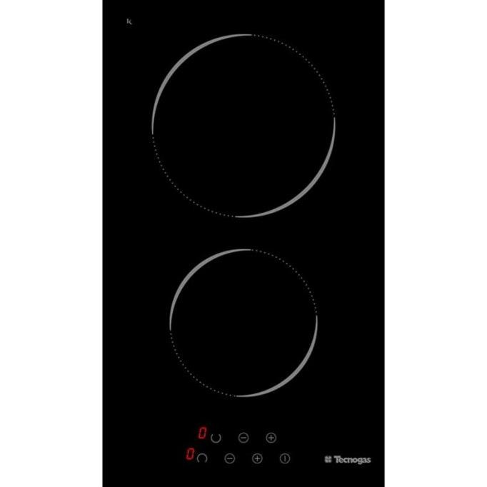 Kompor Tanam Listrik Tecnogas PN30VT2B 51cm x 29cm Hitam Vitro Ceramic