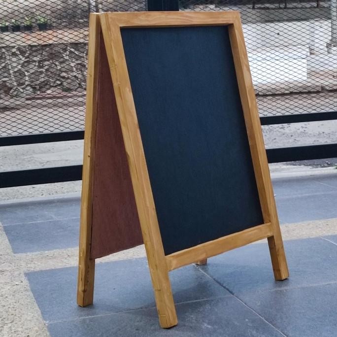 

TERBARU - Papan Tulis Kapur Blackboard 2 Sisi Muka Sedang Sameday - MitraKayu