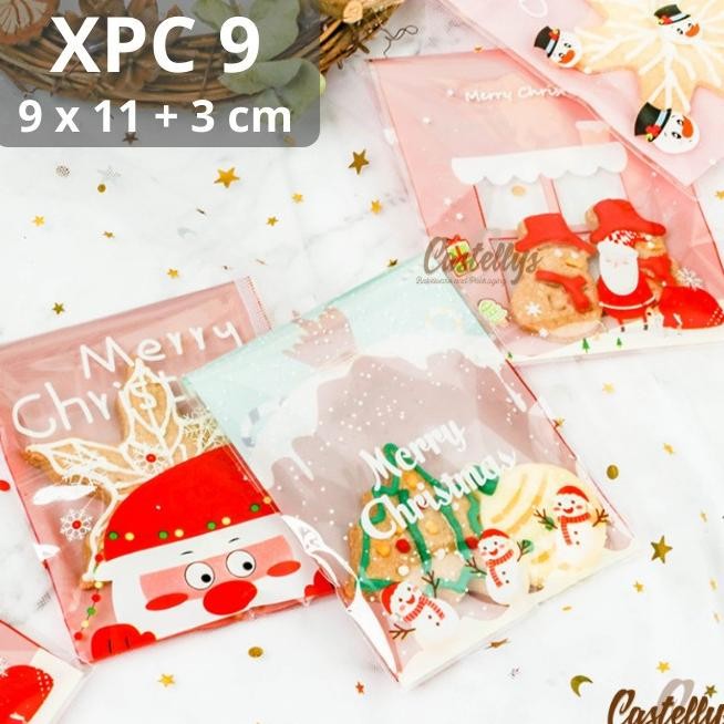 

Plastik Perekat Xpc9 Cookies Kue Kering Permen Natal Christmas