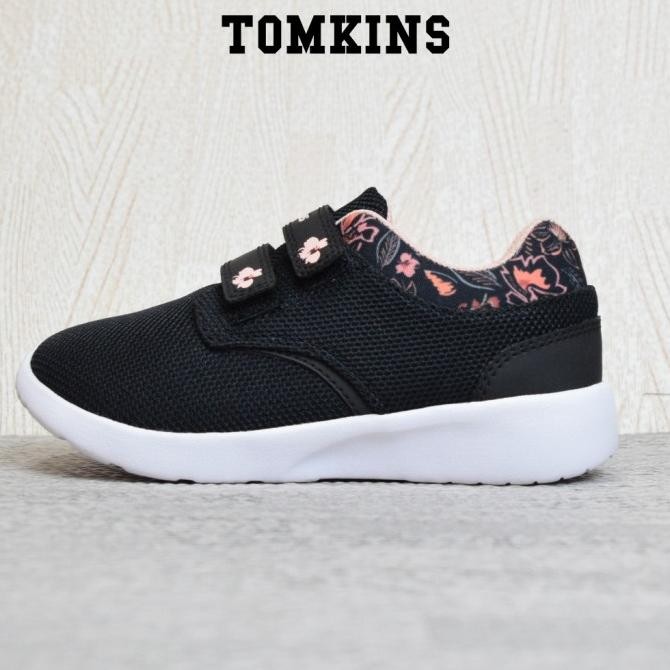 TOMKINS Breadwinner Alpha - Hitam Merah Muda Sepatu Anak Remaja