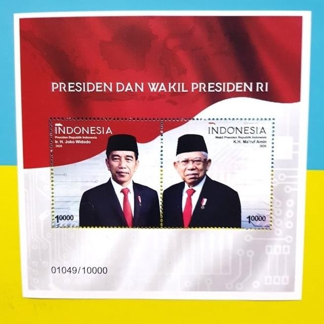 

Prangko/Perangko Indonesia 2020. Ss "Presiden Dan Wakil Presiden Ri" Original Dan Terpercaya