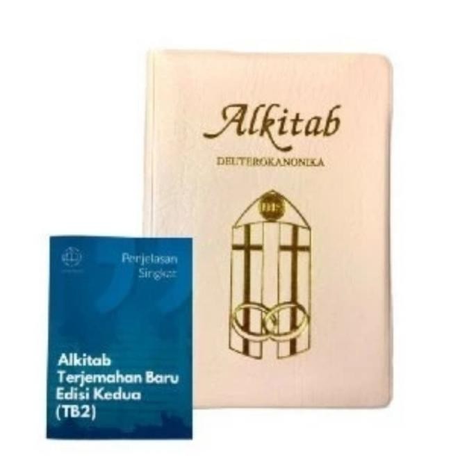 

Alkitab Wedding Deuterokanonika Gold ( Untuk Pernikahan Katolik) Original Dan Terpercaya