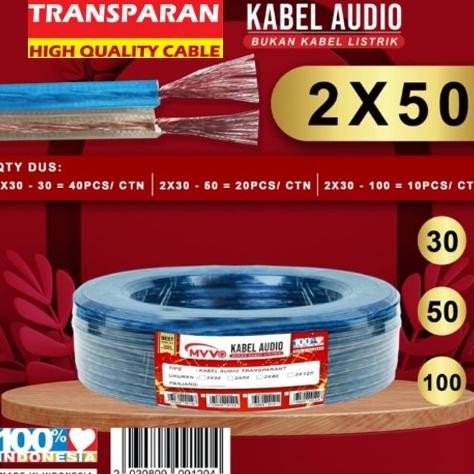 

TERSEDIA KABEL TRANSPARANT 2X50 23 METER