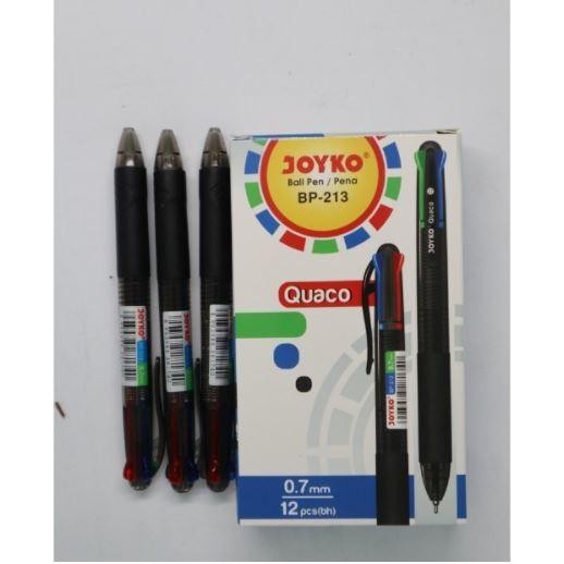 

Pulpen / Pen / Balpoint Joyko 4 Warna Bp-213 Quaco