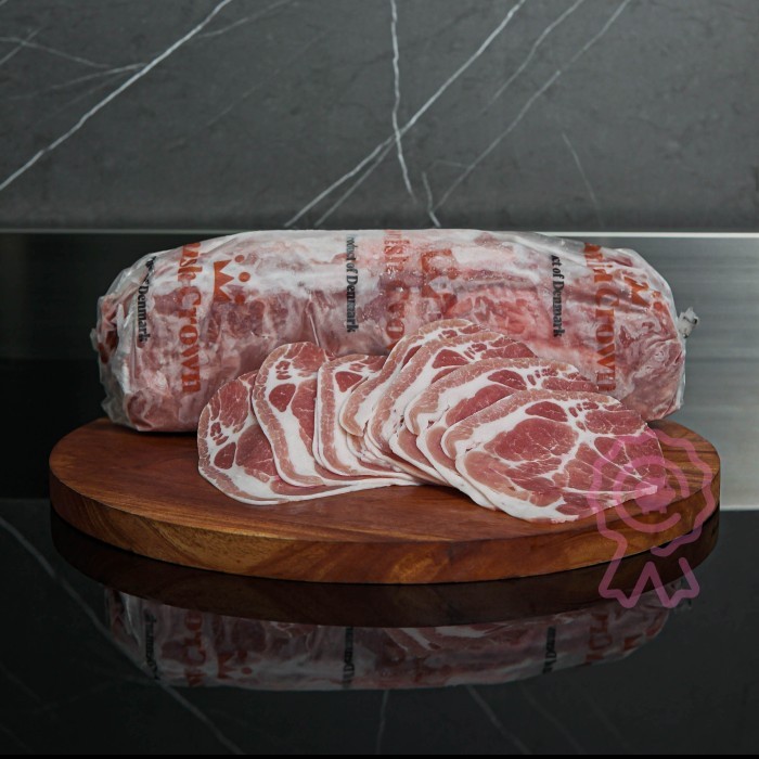 

Kapsim (Pork Collar) Shabu-Shabu Slice - Import (Denmark) 250G (Frozen