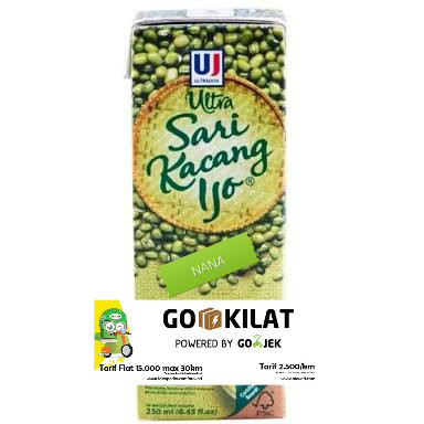 

Stok Terbatas! Ultra Sari Kacang Ijo 250Ml