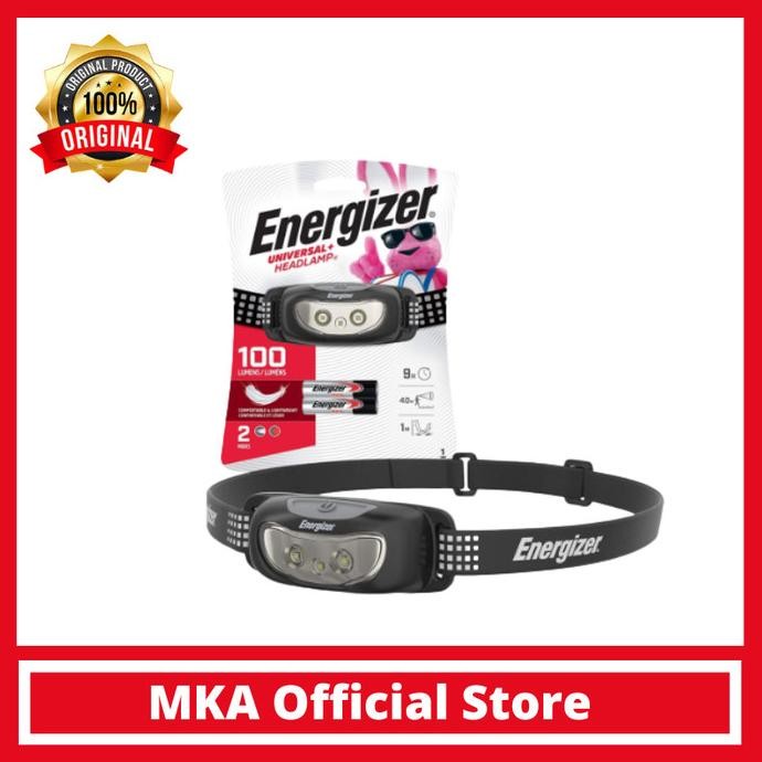 

TERSEDIA ENERGIZER UNIVERSAL 100 LUMENS HEADLAMP FREE BATRE