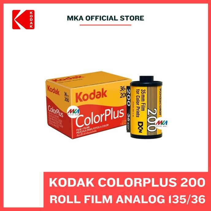 

TERSEDIA ROLL FILM KODAK GB COLORPLUS 135 36EXP 200 ISO