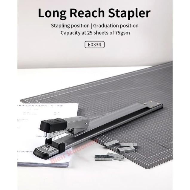 

Deli Stapler / Staples - Jilid Buku -Long Reach Metal 25Sheets (E0334)
