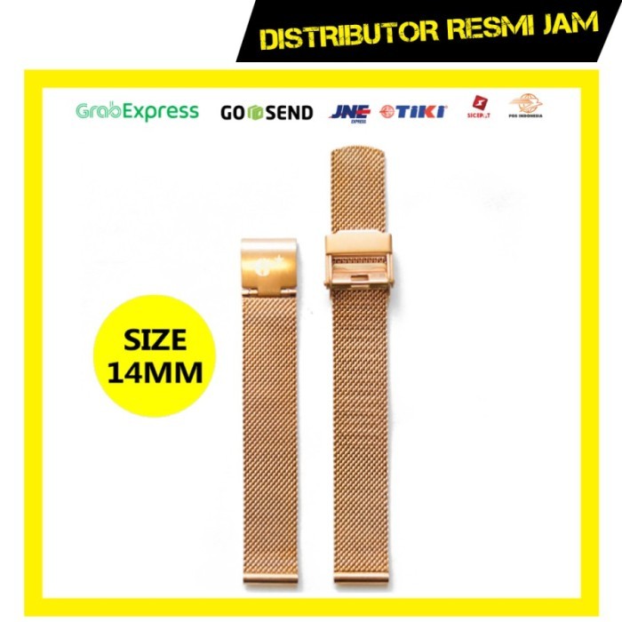 Strap Jam Tangan Rantai Pasir Tali Jam Tangan Ac Casio Uk 20Mm