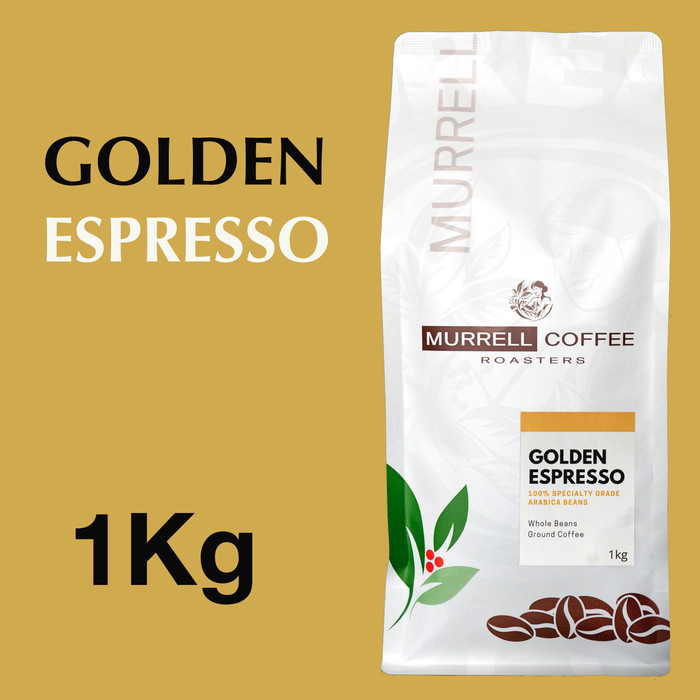 

1 Kg Golden Espresso Kopi Arabica Specialty Blend Murrell Coffee