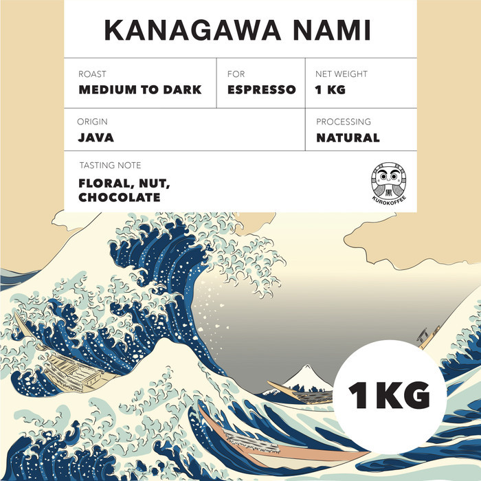 

Kanagawa Nami Coffee Beans For Espresso 1 Kg / Biji Kopi Java