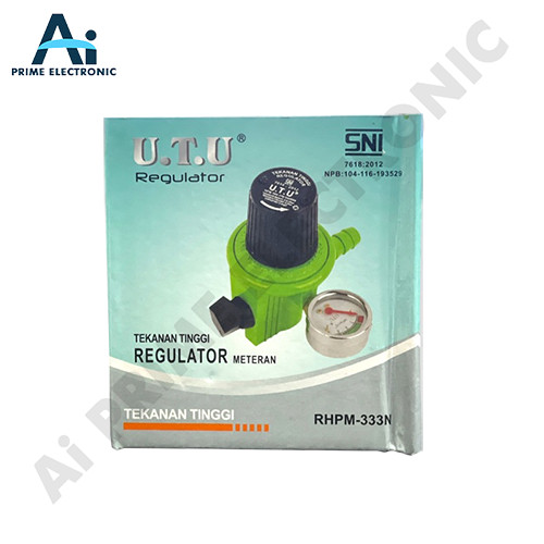 ORIGINAL UTU RHPM 333 N Regulator Kompor Gas UTU HP M Meter - High Pressure