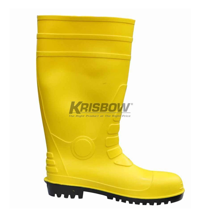 Safety Boots Yellow Krisbow/ Sepatu Boot Kuning Krisbow