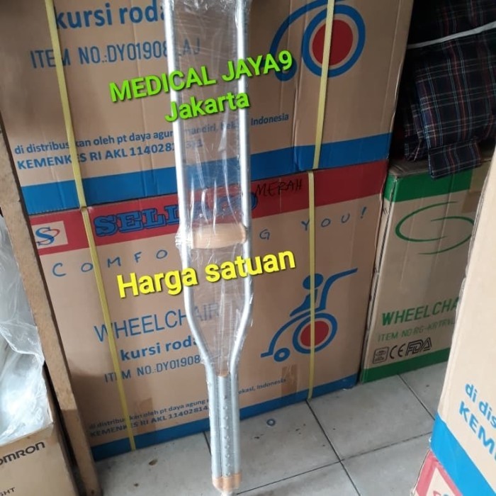 Terbaru Tongkat Ketiak Tongkat Kruk Crutch Ketek Keseleo Patah Tulang Kaki