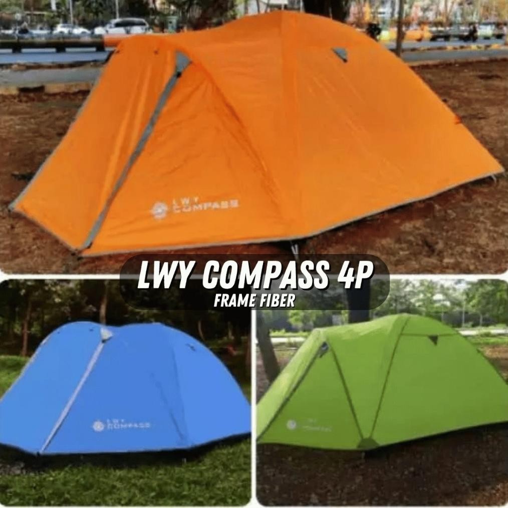 Hab Tenda Compass 4P / Tenda Tendaki Borneo 4 / Tenda Elite 4P Alloy / Tenda Camping / Tendaki Borne