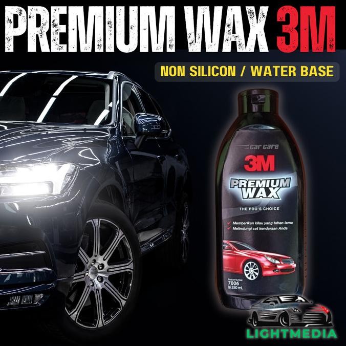 PREMIUM WAX 3M 350 ML /PENGKILAP MOBIL / WAX MOBIL