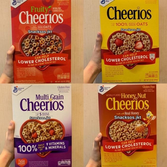 

[BOX] Cheerios Honey Nut / Fruity / Original Oats / Multi Grain Cereal