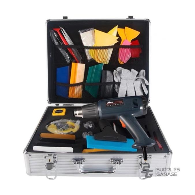 

Car Wrapping and PPF Tools Kit Box 31 Item include Heat Gun