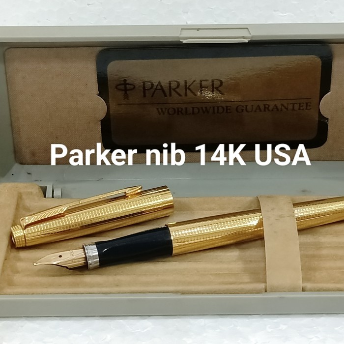 

Farizal - Pena Parker Vintage Nib Emas 14K No St Dupont Mont Blanc Sheaffer Caran D'Ache