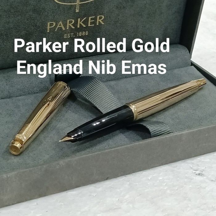 

Farizal - Pena Parker Vintage Rolled Gold England Original No Pilot Waterman Mont Blanc St Dupont