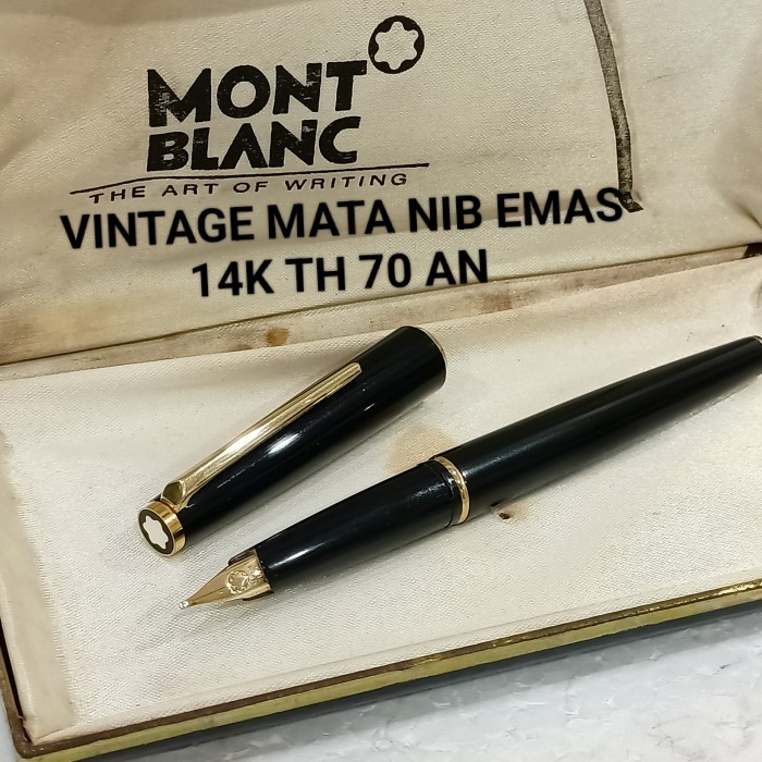 

Farizal - Pena Mont Blanc Vintage Th 60 An Mata Nib Emas 585 No Pilot Pelikan Platinum Waterman