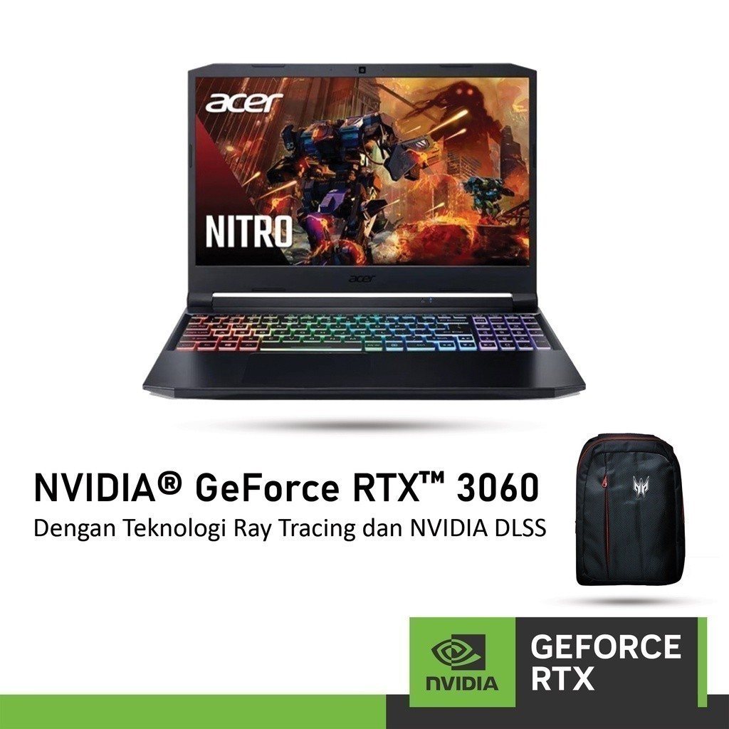 Acer Nitro 5 AN515-57 GeForce RTX™ 3060 -144Hz I9 11900H
