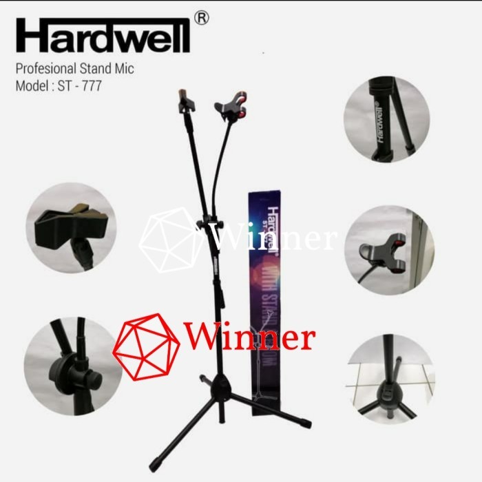 STAND MIC HARDWELL ST 777 HOLDER MIC+JEPITAN HP