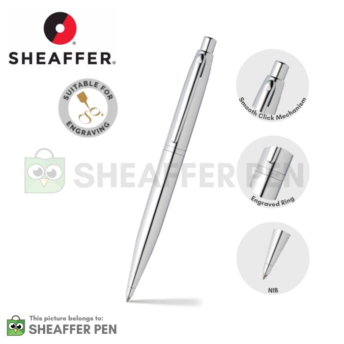 

Ready Sheaffer VFM Chrome Ballpoint Pen
