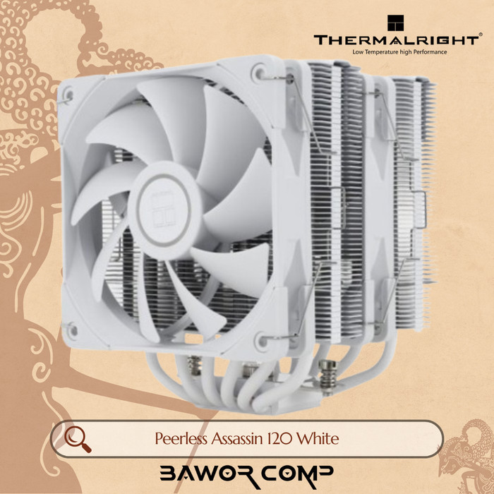 Sale Thermalright Peerless Assassin 120 White Cpu Cooler Hsf Intel / Amd