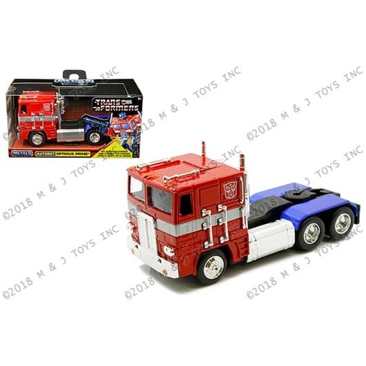 Ready Jada 1/32 HWR TF - G1 Optimus Prime Red