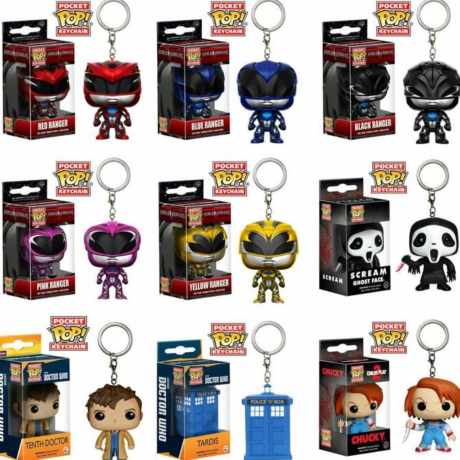 FUNKO POP Funko POP Keychain Mix (Power Ranger, Horror, Doctor Who)
