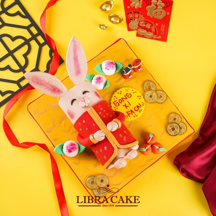 

SHIO KELINCI ROLL CAKE Kue Imlek CNY Parcel Hampers Kado