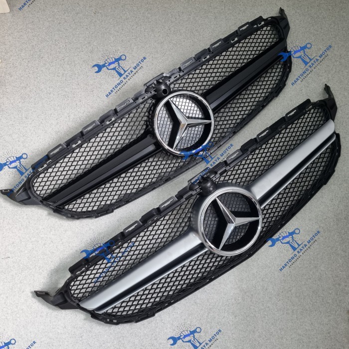 Grill Mercedes Benz AMG W205 C300 C250 C200 15-18 Grill Model AMG