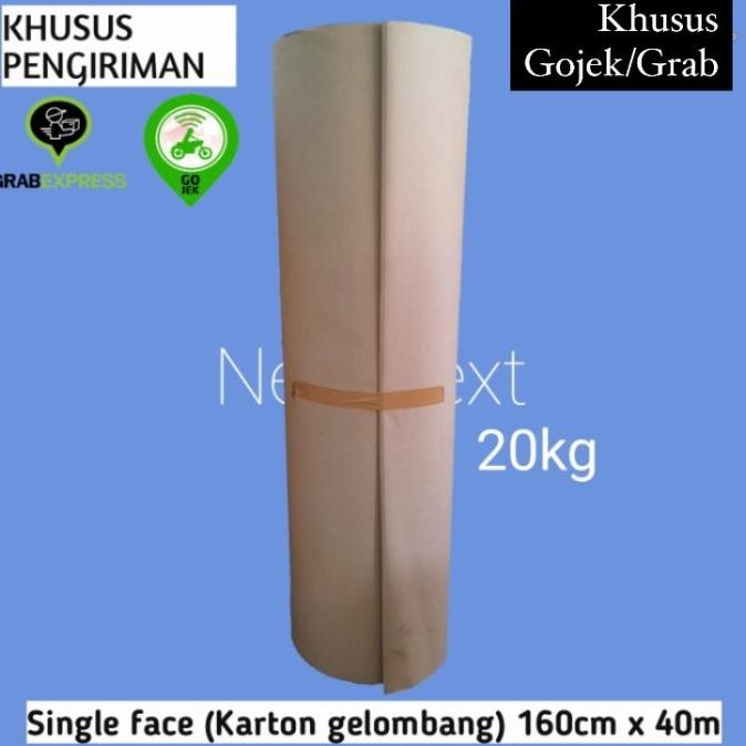 

TERMURAH - Single Face / Karton Rollan ukuran 160 CM x 37 MTR (20KG)