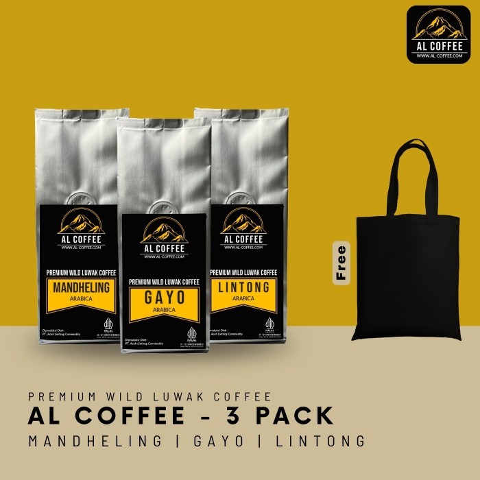 

Kopi Luwak Liar 100% Asli Sumatera 3 Varian Premium Terbaik Per 100gr