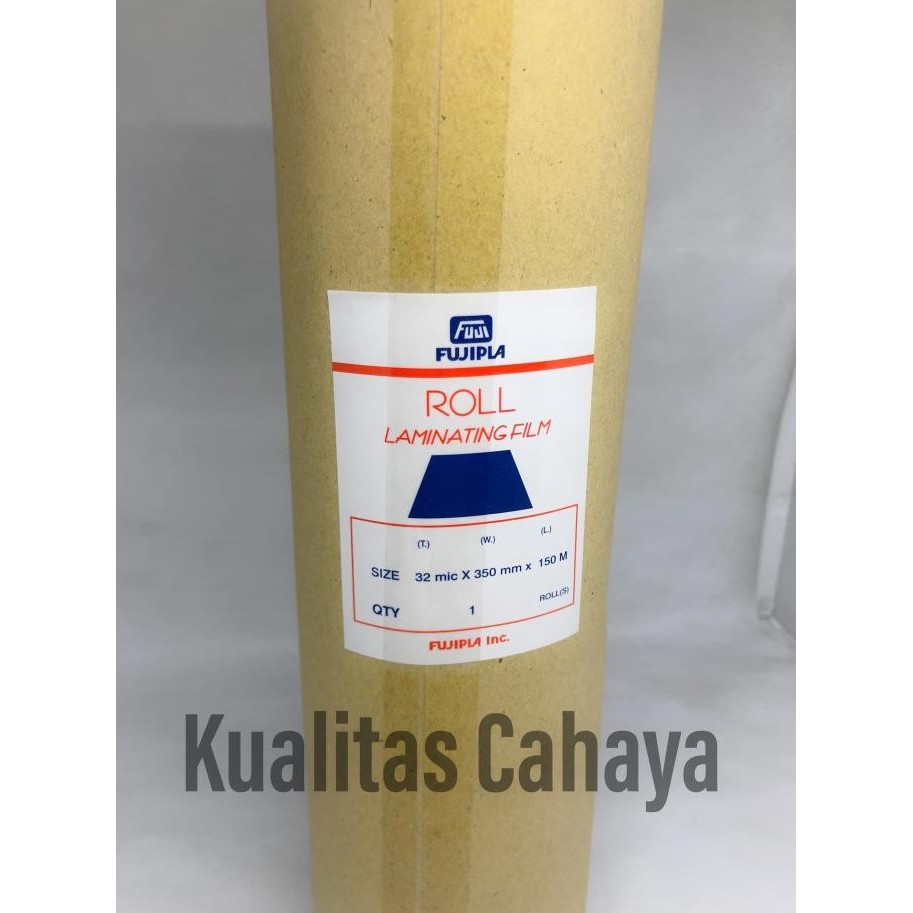 

TERMURAH - Plastik Laminating Roll Fujipla Biru Glossy 32micx350mmx150m