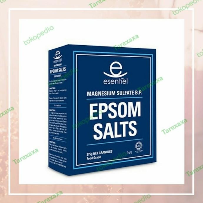 

TERBARU - Tarexaxa EPSOM SALT magnesium sulfat garam inggris, 375gr - FOOD GRADE