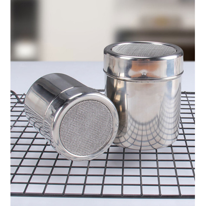 

TERBARU DUSTING POWDER JAR BOTOL PENABUR GULA COCOA POWDER DUSTING BOTTLE JAR