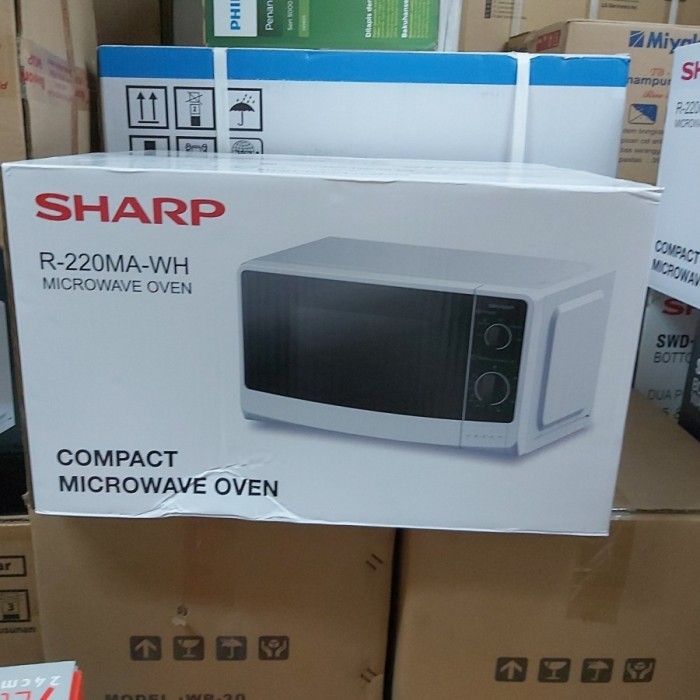Sharp Microwave Oven 20 Liter R 220MA WH R220 MA WH R-220 MA R 220 MA