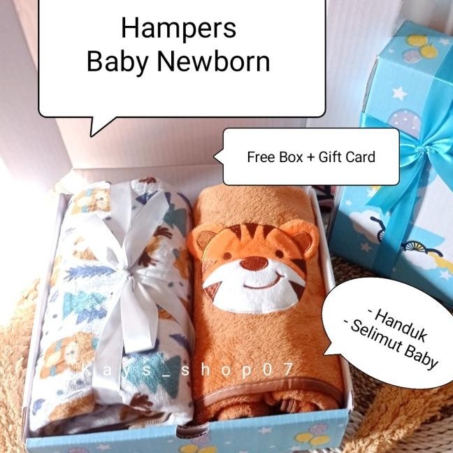 Hampers Bayi Kado Hadiah Bayi Newborn Selimut Handuk