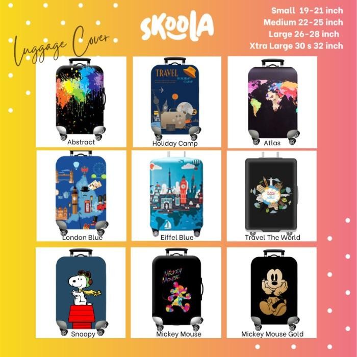 

Luggage Cover Kain Penutup Koper Medium 22-24 Inch Banyak Motif