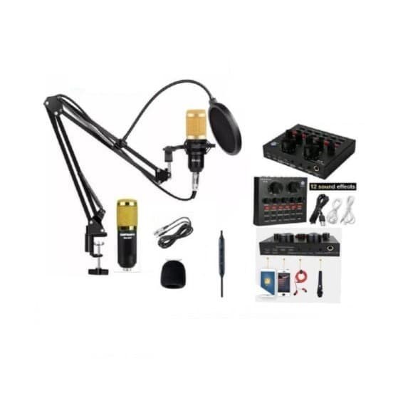 Ready PAKET LENGKAP V8 Rekaman Dan Live Streaming Audio Soundcard V8