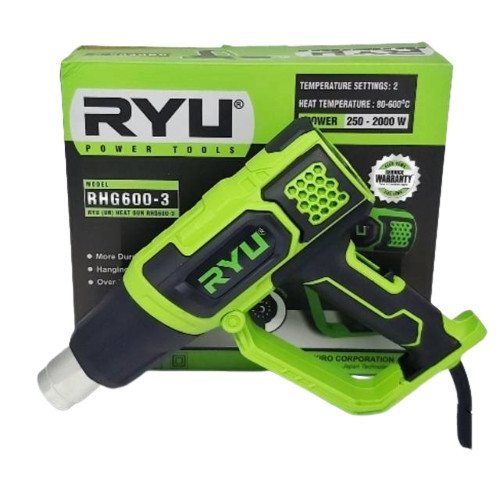 READY STOKKK RYU RHG600-3 Hot Air Heat Gun - Hot Gun Blower Pemanas