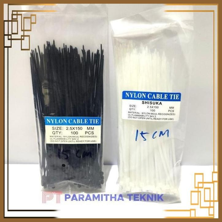 

[PMT] Kabel ties 15cm kabeltis cable tie nylon kabelties 2.5x150 mm