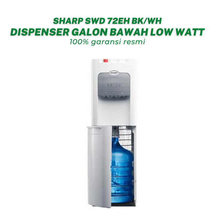 dispenser galon bawah sharp swd 72ehl bk low watt