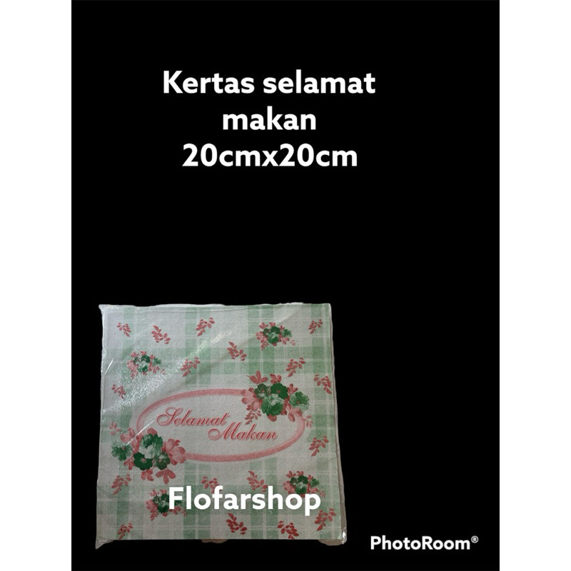 [READY] kertas selamat menikmati 20x20