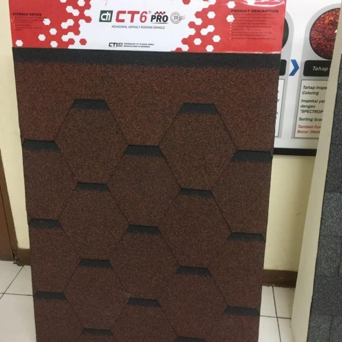 genteng aspal bitumen atap TKY