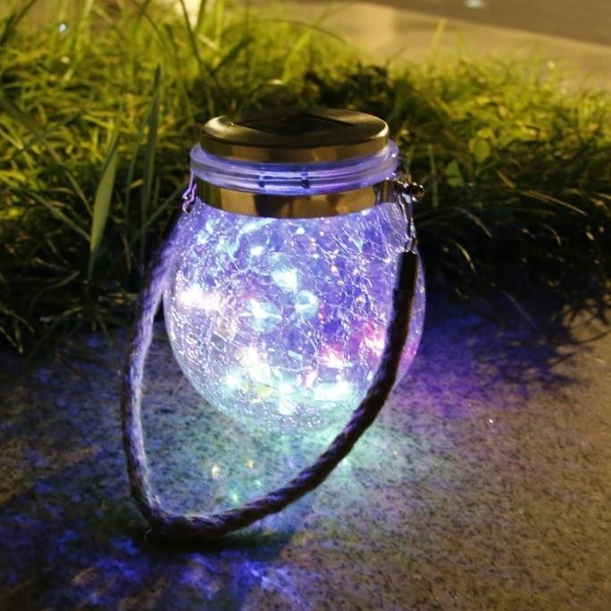 NATARU Lampu Hias Natal / Lampu Hias Botol Kaca LED Lampu Hias LED Lampu Tumblr Outdoor solar chargi