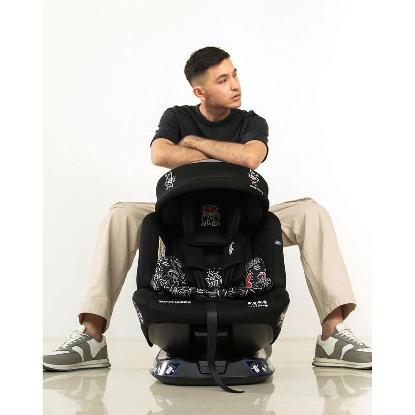 Carseat Dudukan Mobil Anak Bayi Cocolatte Phases 360 Keith Haring RDN